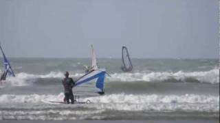 preview picture of video 'Bredene Windsurfing 2011'