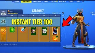 Fortnite Instant Tier 100 Glitch Season 7 åè´¹å¨çº¿è§é¢'æä½³ç