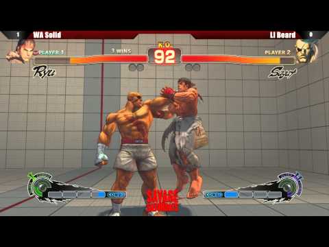 SSF4 AE2012 LI Beard vs WA Solid (Sakura) - Savage Saturdays #14 Tournament