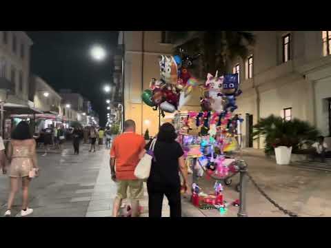 Olbia  Corso Umberto 1 Olbia Nightlife street.