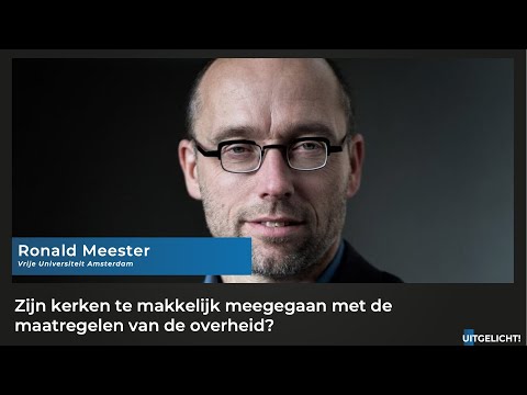 Uitgelicht! 17 februari 2022 - Ronald Meester (VU) reflecteert op coronamaatregelen in kerken