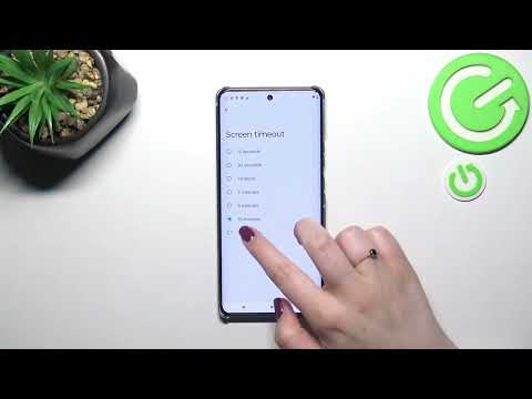 How to Pick Different Sleep Time of Motorola Moto X40 – Access Screen Timeout Settings