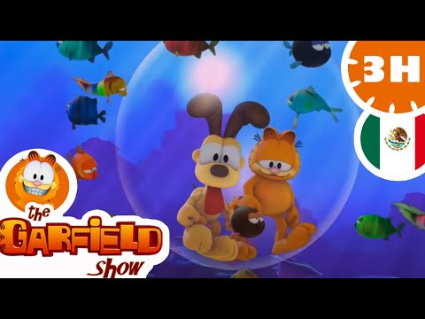 🐡 GARFIELD EN EL OCÉANO 🐠 | COMPILACIÓN 2025 HD | EPISODIOS COMPLETOS DIVERTIDOS PARA NIÑOS