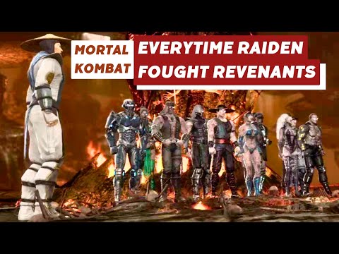 Everytime Raiden fought Revenants in MK9, MKX & MK11