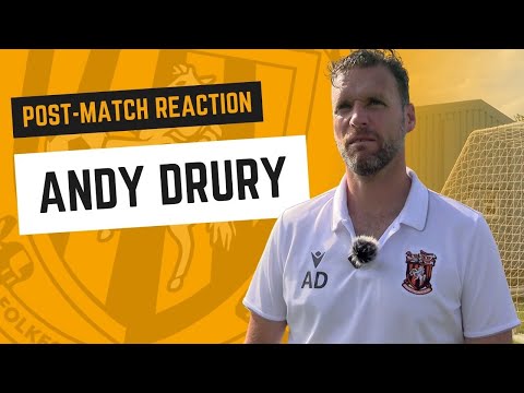 Reaction | Andy Drury | Herne Bay 2-1 Folkestone Invicta | Pre-Season Friendly