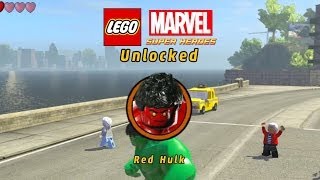 Lego Marvel-Unlock Red Hulk