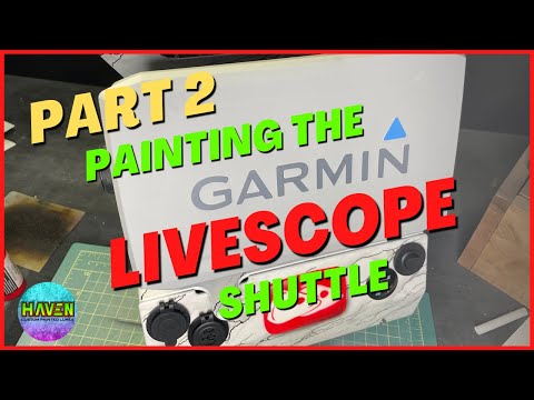 Part 2 of Painting a Garmin LiveScope ArcLab Shuttle
