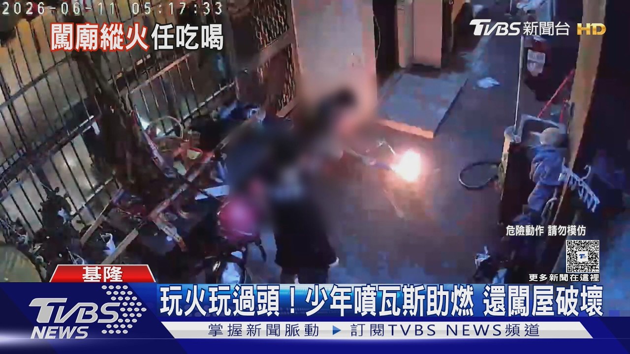 2少年闖私人宮廟「噴燈玩火」險釀災　還破門吃喝屋主怒提告