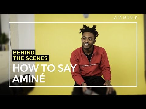 How To Say Aminé | Behind The Scenes