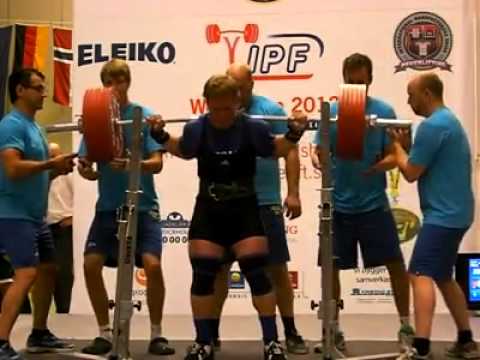 RAW Squat 325 kg (@105 kg) Alex Raus. only 19 years old!!