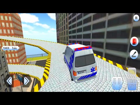 Roof Jumping Emergency Ambulance Simulator - Rescue Driving - Android Gameplay #1