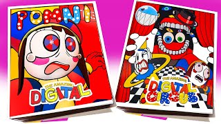 DIY Digital Circus  Gaming Book \🤡 Game Book 🤡 Paper diy book tutorial
