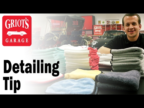 Griot's Garage - Detailing Tip: How to care for your microfiber towels