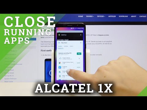 How to Turn Off Running Apps in ALCATEL 1X - Deactivate Background Apps