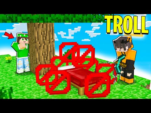 I PLAYED A HACKER PRANK IN BEDWARS in MINECRAFT!
