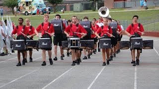 Tate High School Drumline Cadence | Marching in to Parent Preview