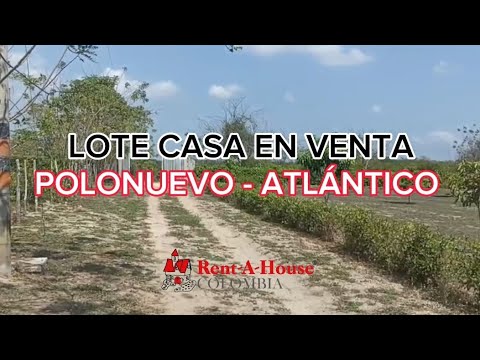 Lote casa en Venta, ubicado en el municipio POLONUEVO del departamento del Atlántico.