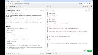 YouTube video 'leetcode 3152  Special Array II | Index Partition'