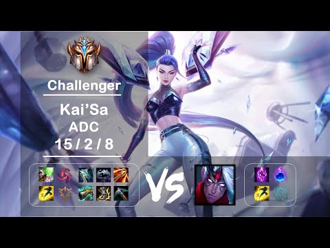 [4K] KR Challenger ADC Kai'Sa vs Varus Ep.1483