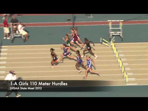 State Girls 1-A 110 Meter Hurdles.mov