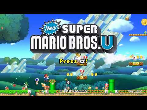NSMBU custom title screen