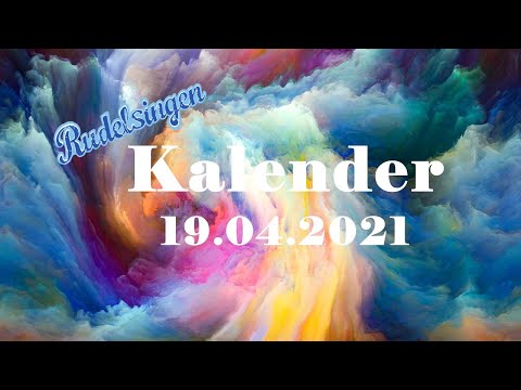 Der Mitsing-Kalender am 19.04.2021  - Tag 109