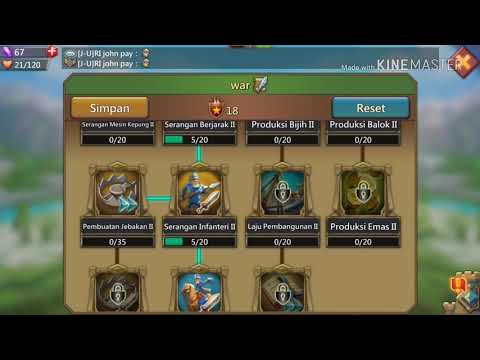 Lord Mobile : CARA SET TALENTA WAR