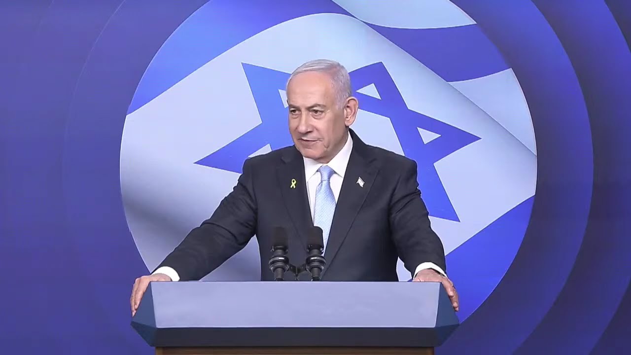 ראש הממשלה נתניהו וקנצלר גרמניה מרץ מקיימים מסיבת עיתונאים משותפת