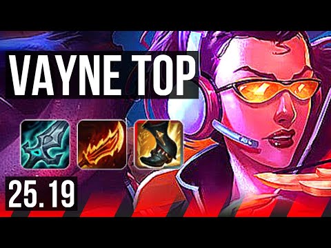 VAYNE vs YONE (TOP) | 8 solo kills, 700+ games, 10/2/2, Godlike | EUW Master | 25.19