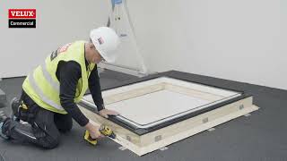 Luminator modular VELUX Commercial Monolight - Montaj modul fix