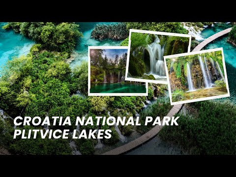 Croatia National park Plitvice Lakes  -  Crystal Waters of gorgeous  Croatian Lakes