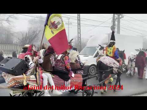 traditii romanesti - alaiul datinilor Racaciuni 2024 - obiceiuri stravechi