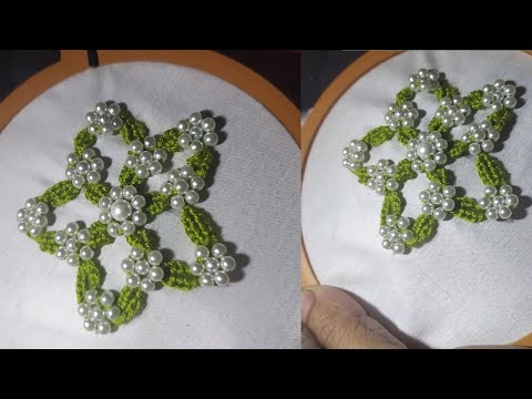Super Unique Flower EmbroideryTutorial. Easy Flower Hand Embroidery.Flower Embroidery Design.