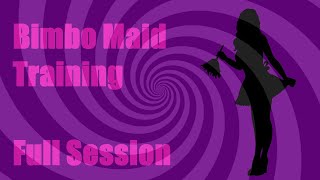 Bimbo Maid Training, Erotic hypnosis, Induction and full session.