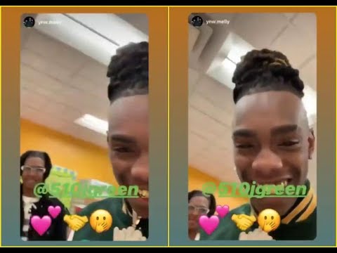 YNW MELLY AND J GREEN SQUASH THEIR BEEF  💪