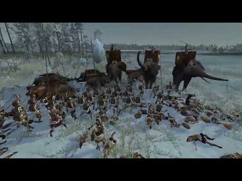 Macedonian Foot Companions VS African War Elephants - Total War Rome 2