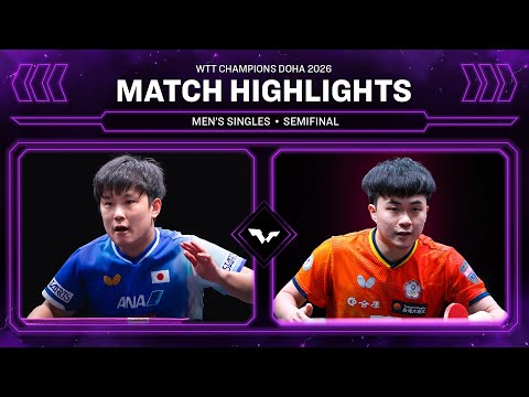 Tomokazu Harimoto vs Lin Yun-Ju | MS SF | WTT Champions Doha 2026