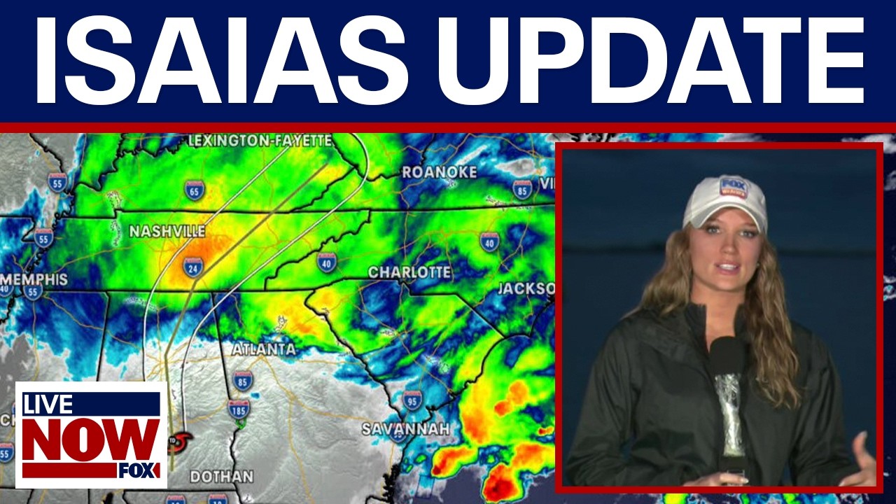 Isaias weakens to post tropical cyclone, 800k without power, tornado threats and flooding remain