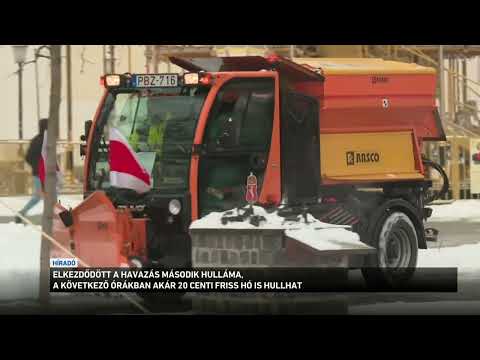 Elkezdődött a havazás második hulláma