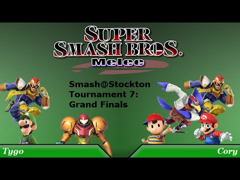 Smash@Stockton Melee Tournament 7 Grand Finals: Tygo (Luigi/Others) Vs. Cory (Mario/Others)