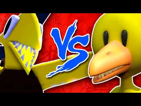 Yellow antigo vs Yellow novo (Rainbow friends 2) duelo de yellows _ batalha excluída