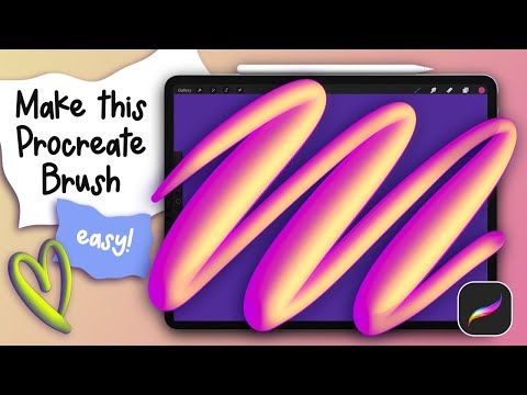 Make this puffy 3D brush in Procreate