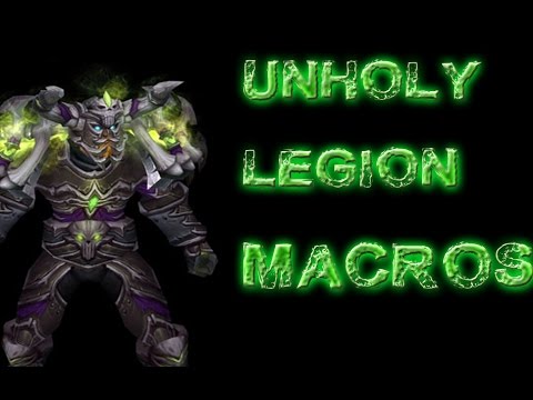 Legion PvP: Unholy Death Knight Macros