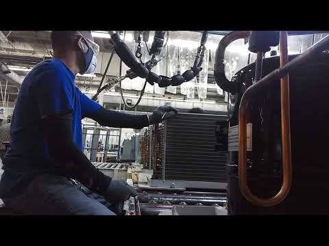 Pinch off brazing unit