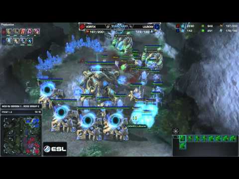 Vortix vs Lilbow Starcraft 2 WCS Europe Premiere RO32 2014 Season 1 Group C Set 1