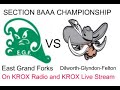 East Grand Forks vs Dilworth-Glyndon-Felton - Section 8AAA Championship