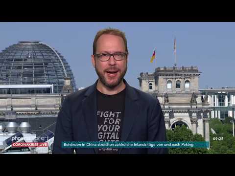 phoenix nachgefragt mit Markus Beckedahl (Netzpolitik.org) am 17.06.20