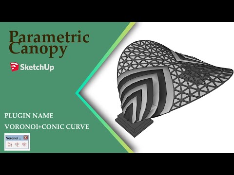Parametric Canopy-Sketchup