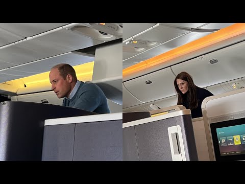 'Utterly delightful;' Passengers describe having British Royals on flight