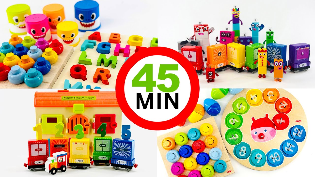 ULTIMATE Educational Learning Video for Toddlers! Kids Learn Best Colors, DIY Numberblocks, Counting